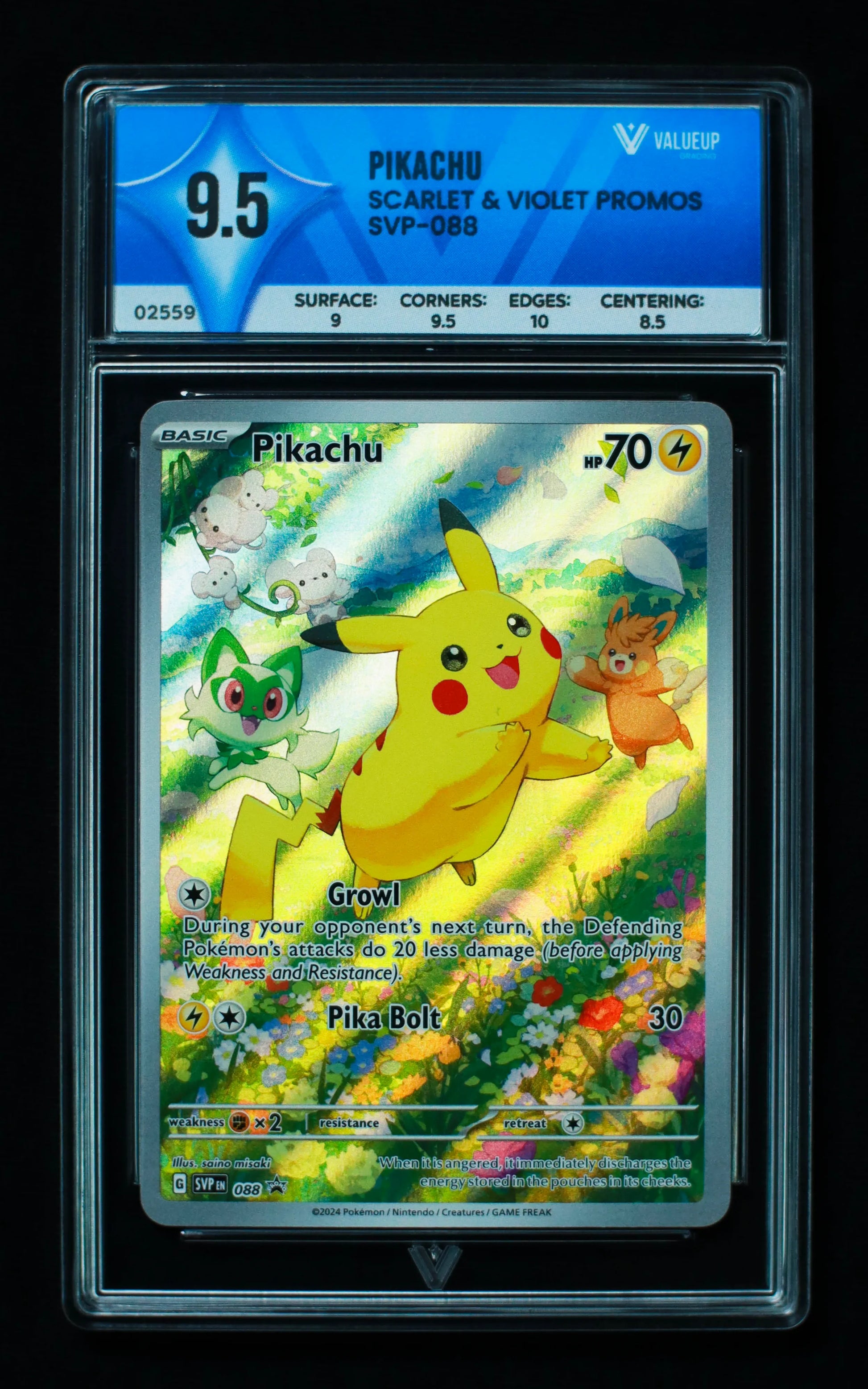 02559 PIKACHU Grading Card