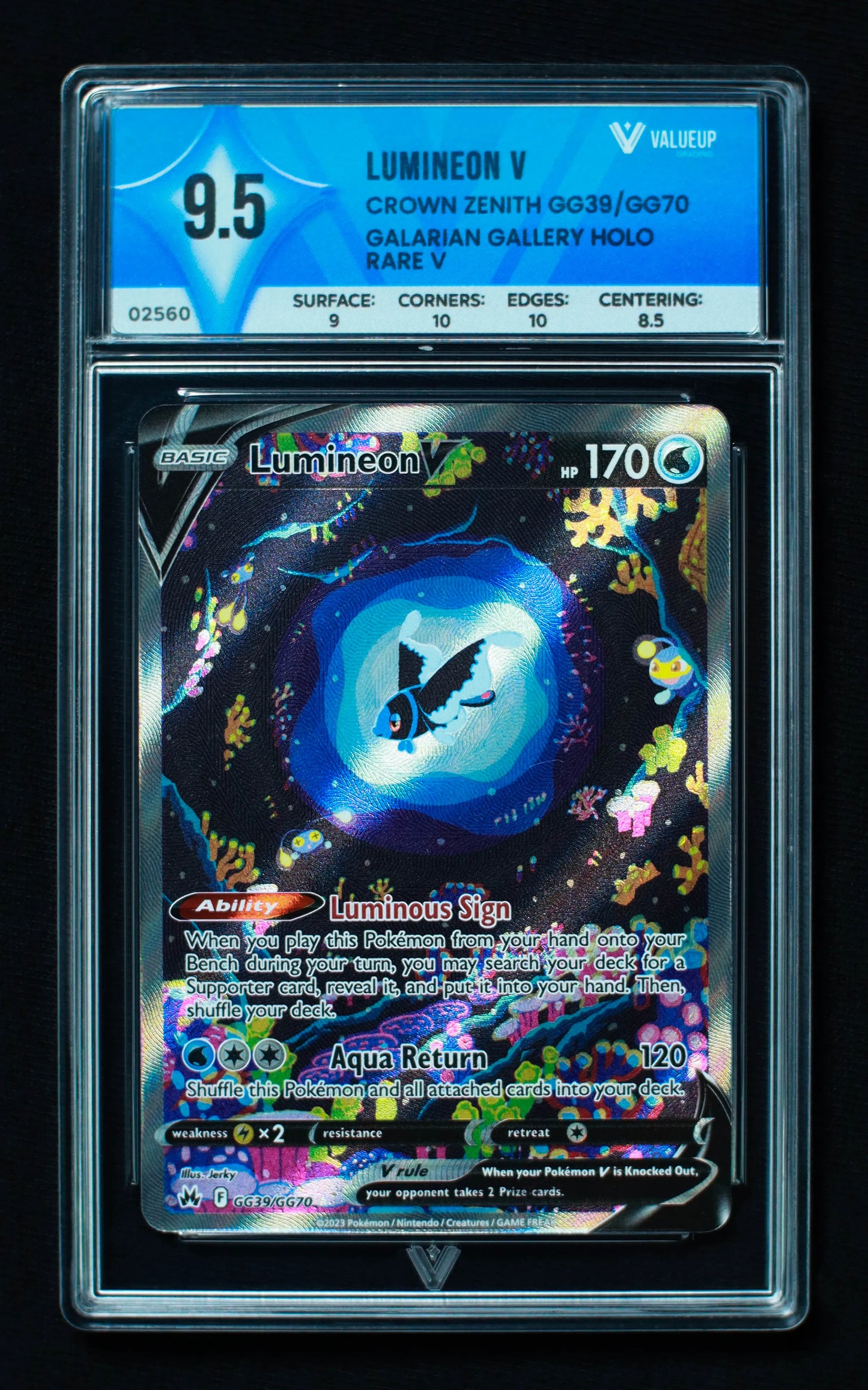 02560 LUMINEON V Grading Card