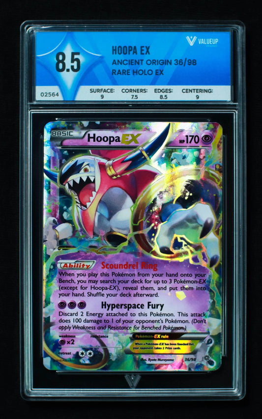 02564 HOOPA EX Grading Card