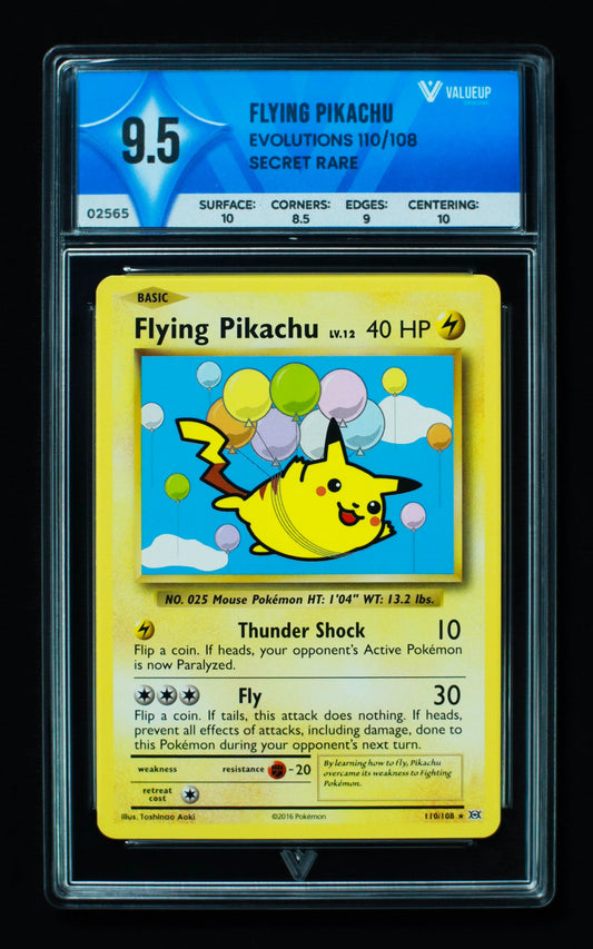 02565 FLYING PIKACHU Grading Card
