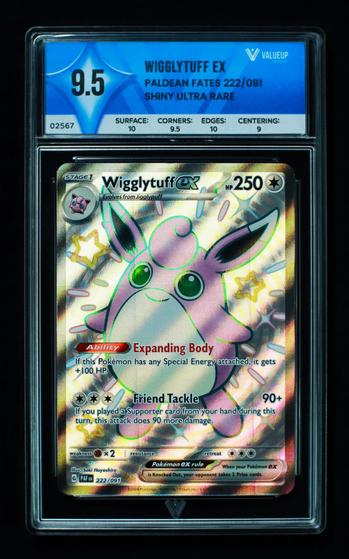 02567 WIGGLYTUFF EX Grading Card
