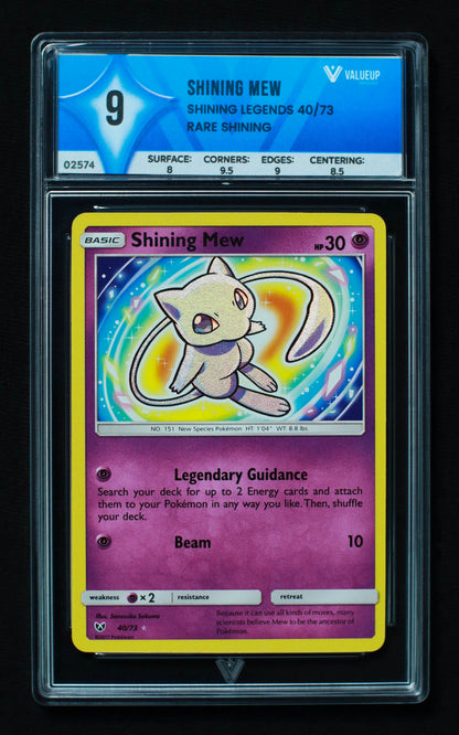 02574 SHINING MEW Grading Card