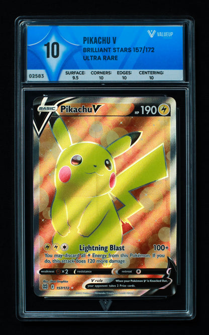 02583 PIKACHU V Grading Card