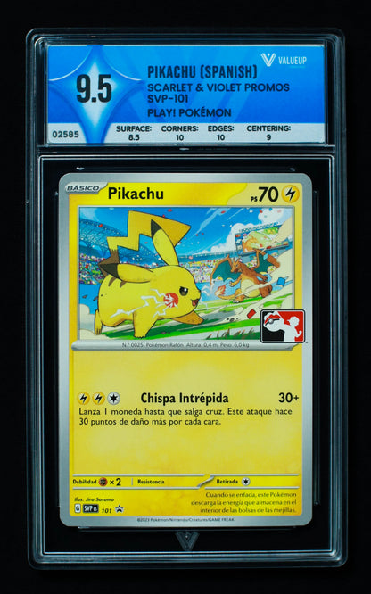 02585 PIKACHU (SPANISH) Grading Card