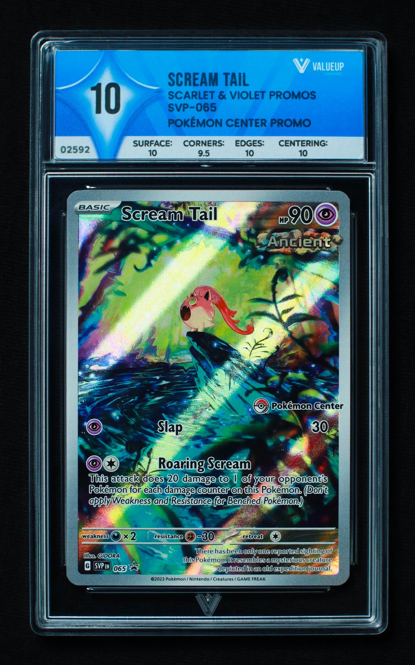 02592 SCREAM TAIL Grading Card