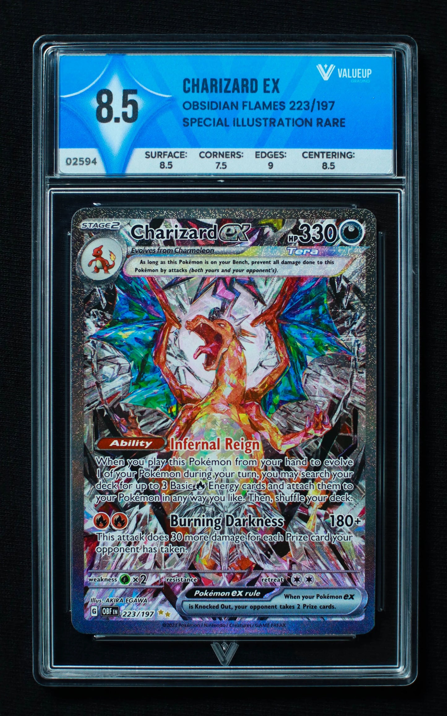 02594 CHARIZARD EX Grading Card