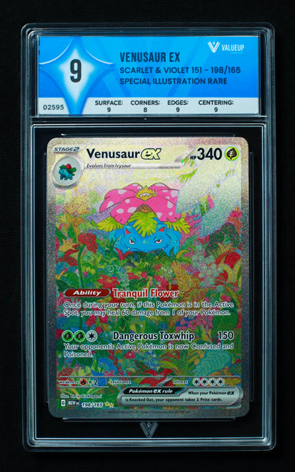 02595 VENUSAUR EX Grading Card