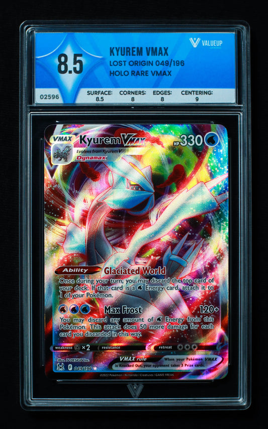 02596 KYUREM VMAX Grading Card