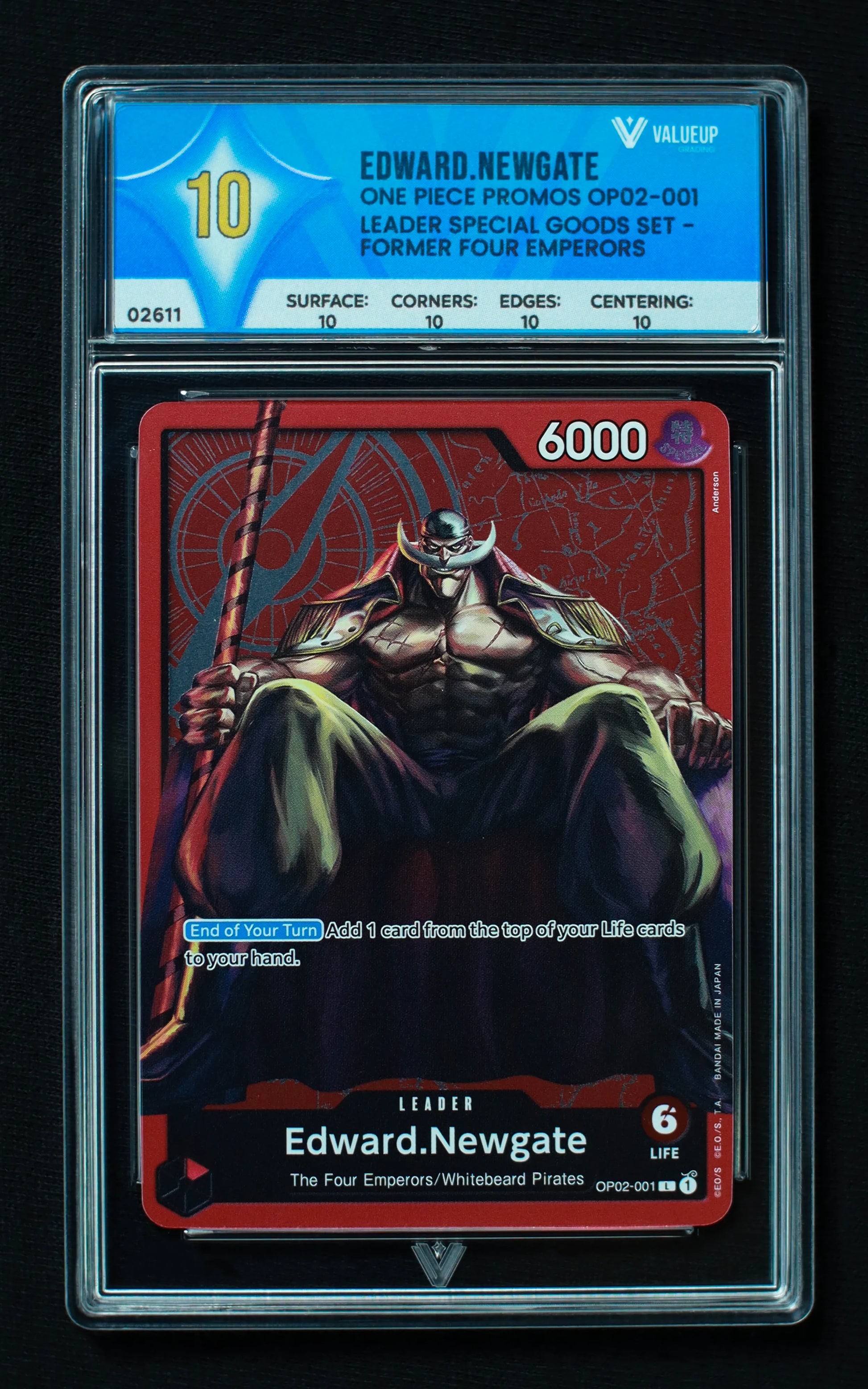 02611 EDWARD.NEWGATE Grading Card