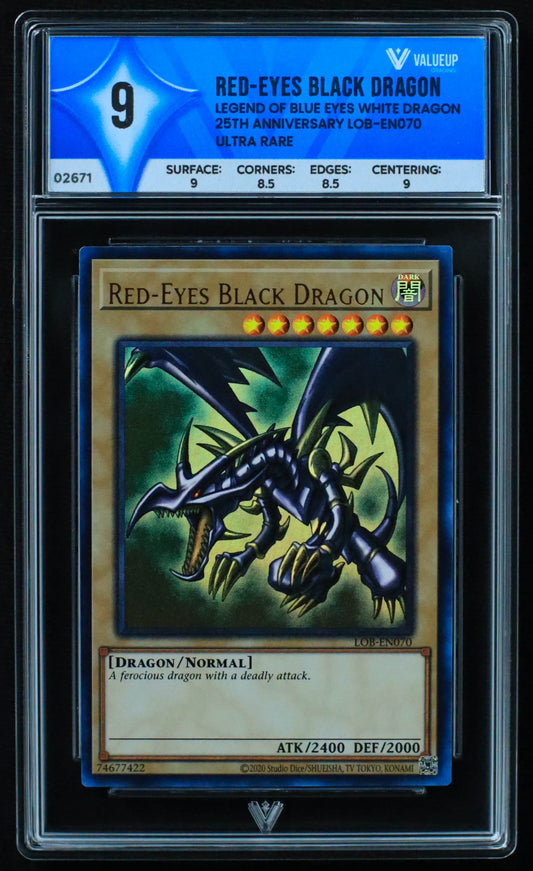 02671 RED-EYES BLACK DRAGON Grading Card