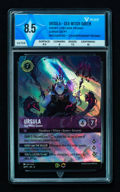 02708 URSULA - SEA WITCH QUEEN Grading Card