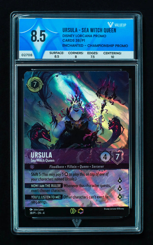 02708 URSULA - SEA WITCH QUEEN Grading Card