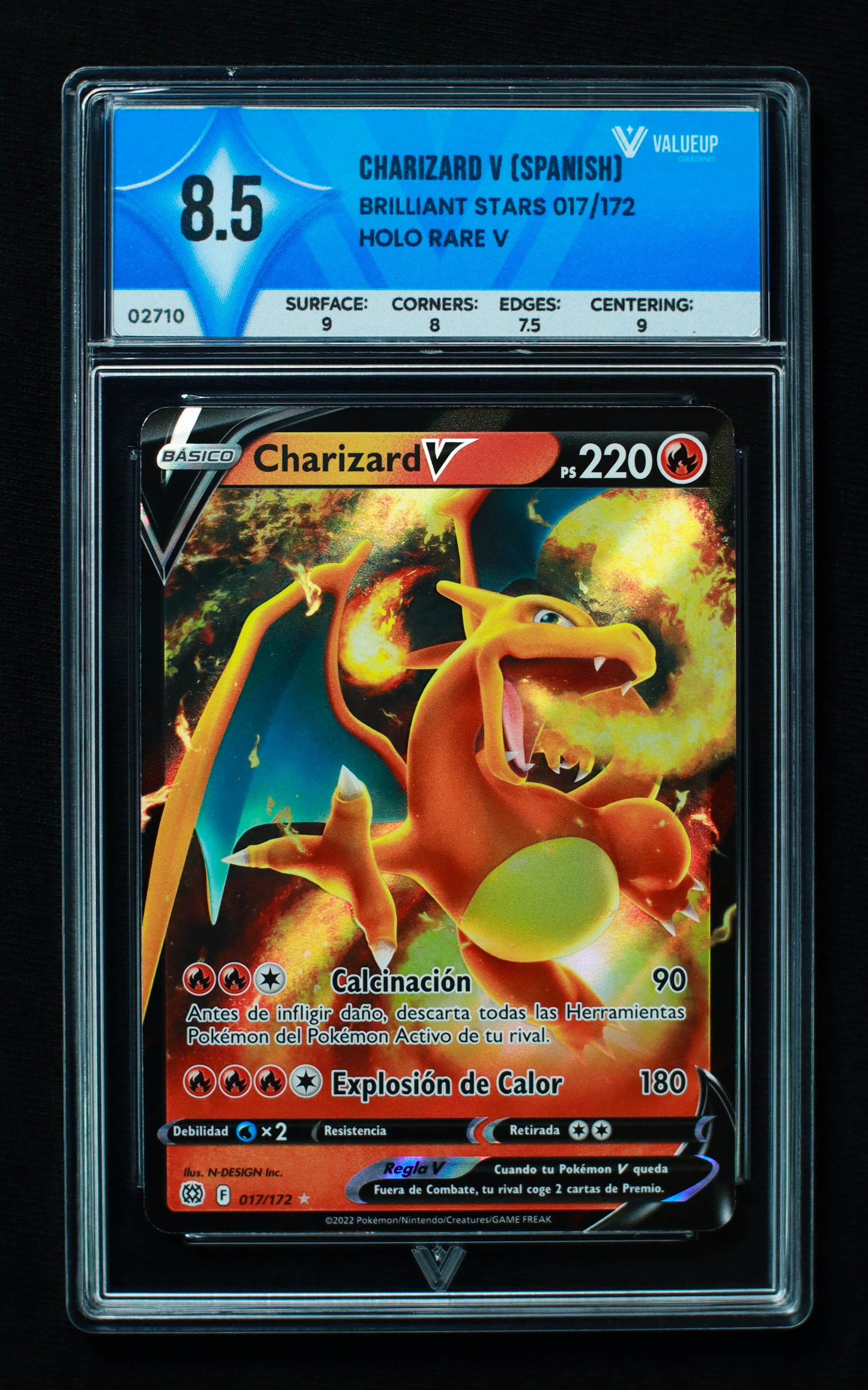 02710 CHARIZARD V (SPANISH)