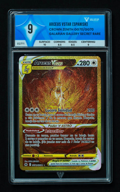 02711 ARCEUS VSTAR (SPANISH) Grading Card