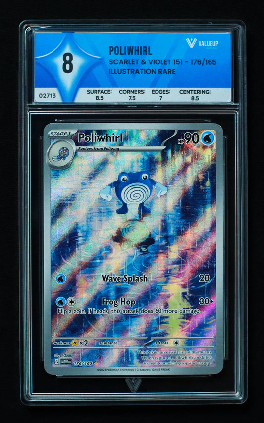 02713 POLIWHIRL Grading Card