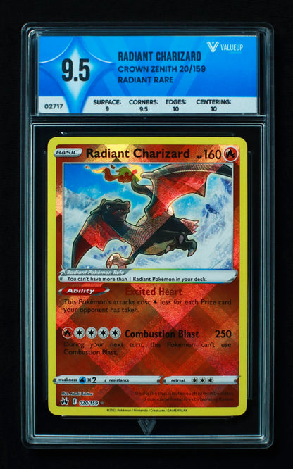 02717 RADIANT CHARIZARD Grading Card