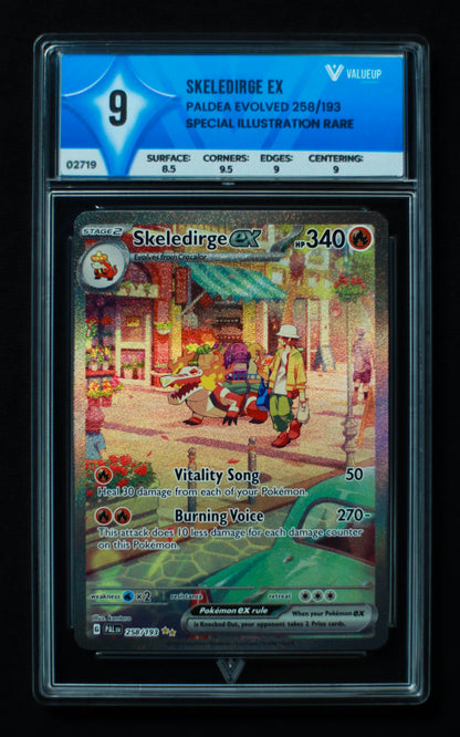 02719 SKELEDIRGE EX Grading Card