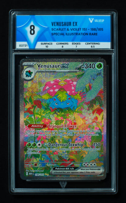 02721 VENUSAUR EX Grading Card