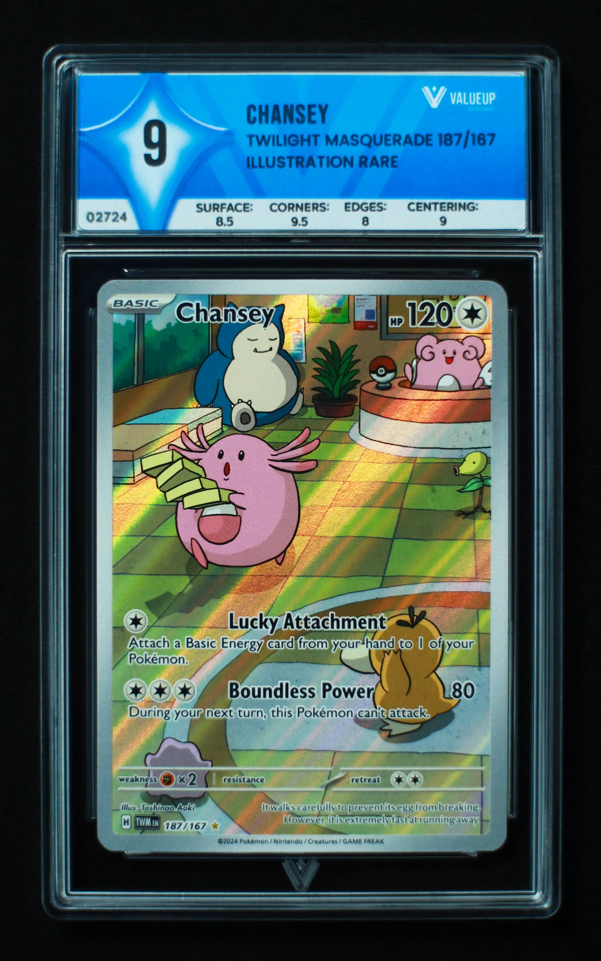 02724 CHANSEY Grading Card