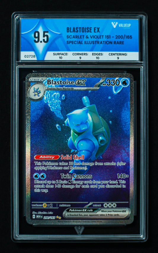 02728 BLASTOISE EX Grading Card