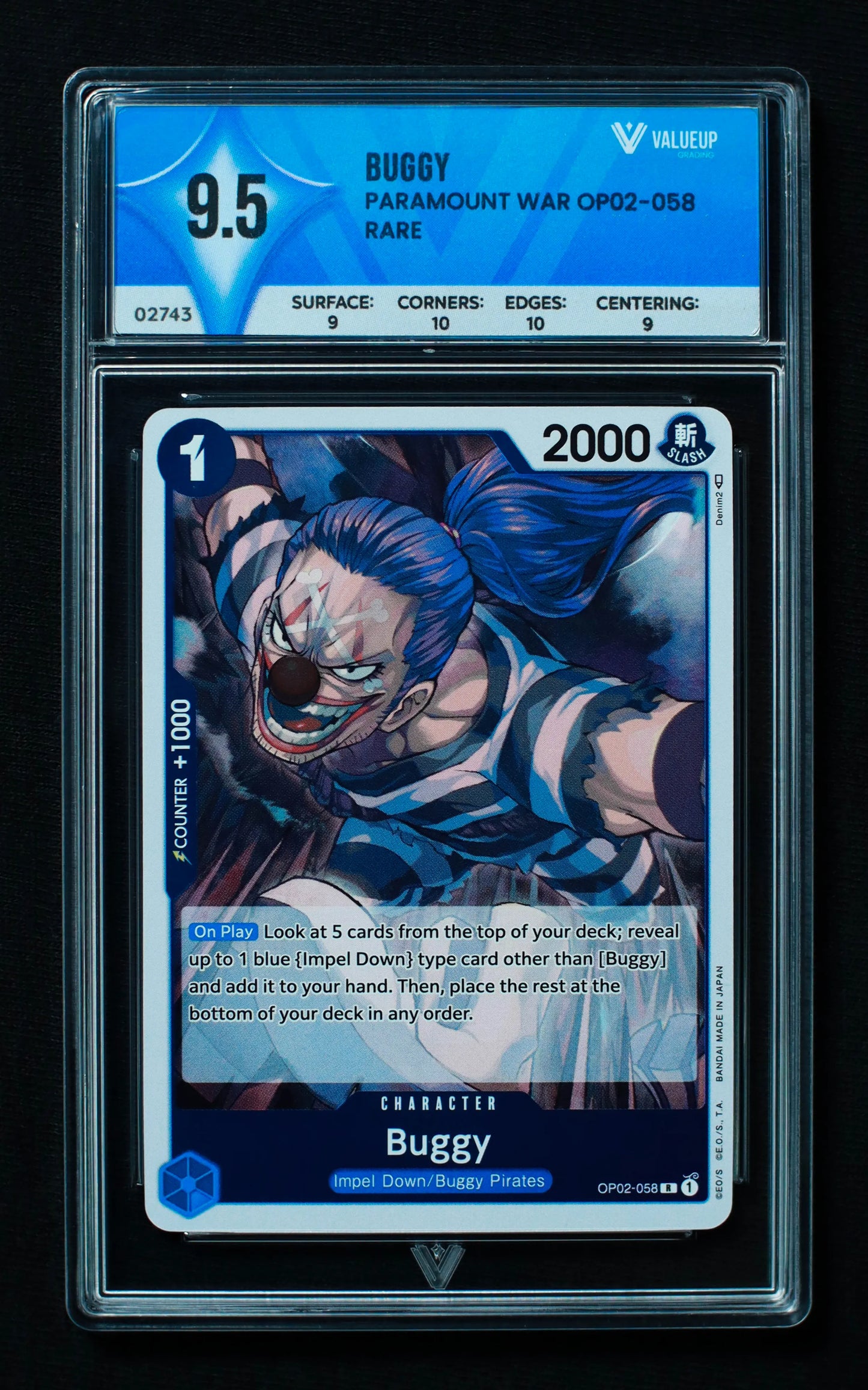 02743 BUGGY Grading Card