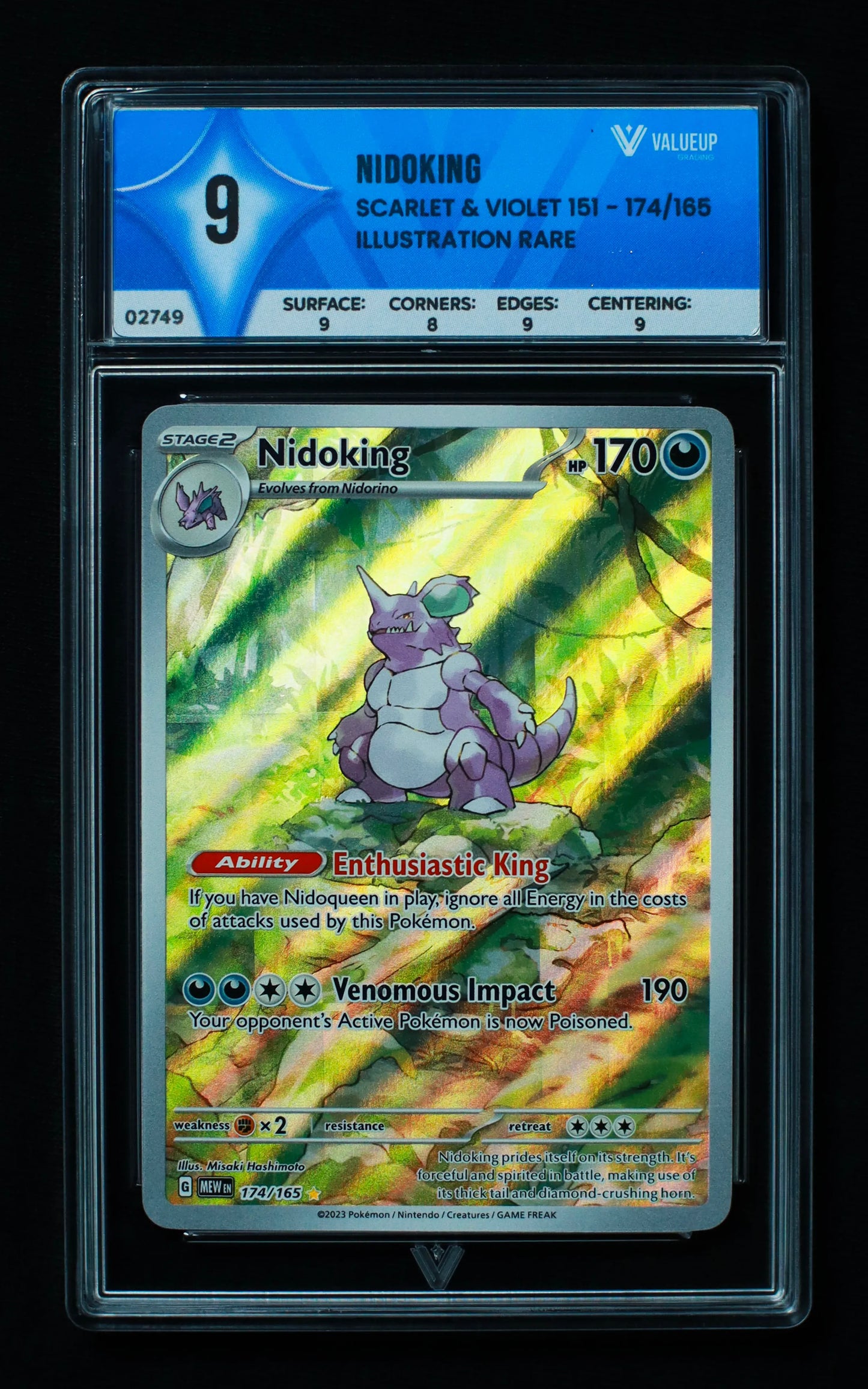 02749 NIDOKING Grading Card