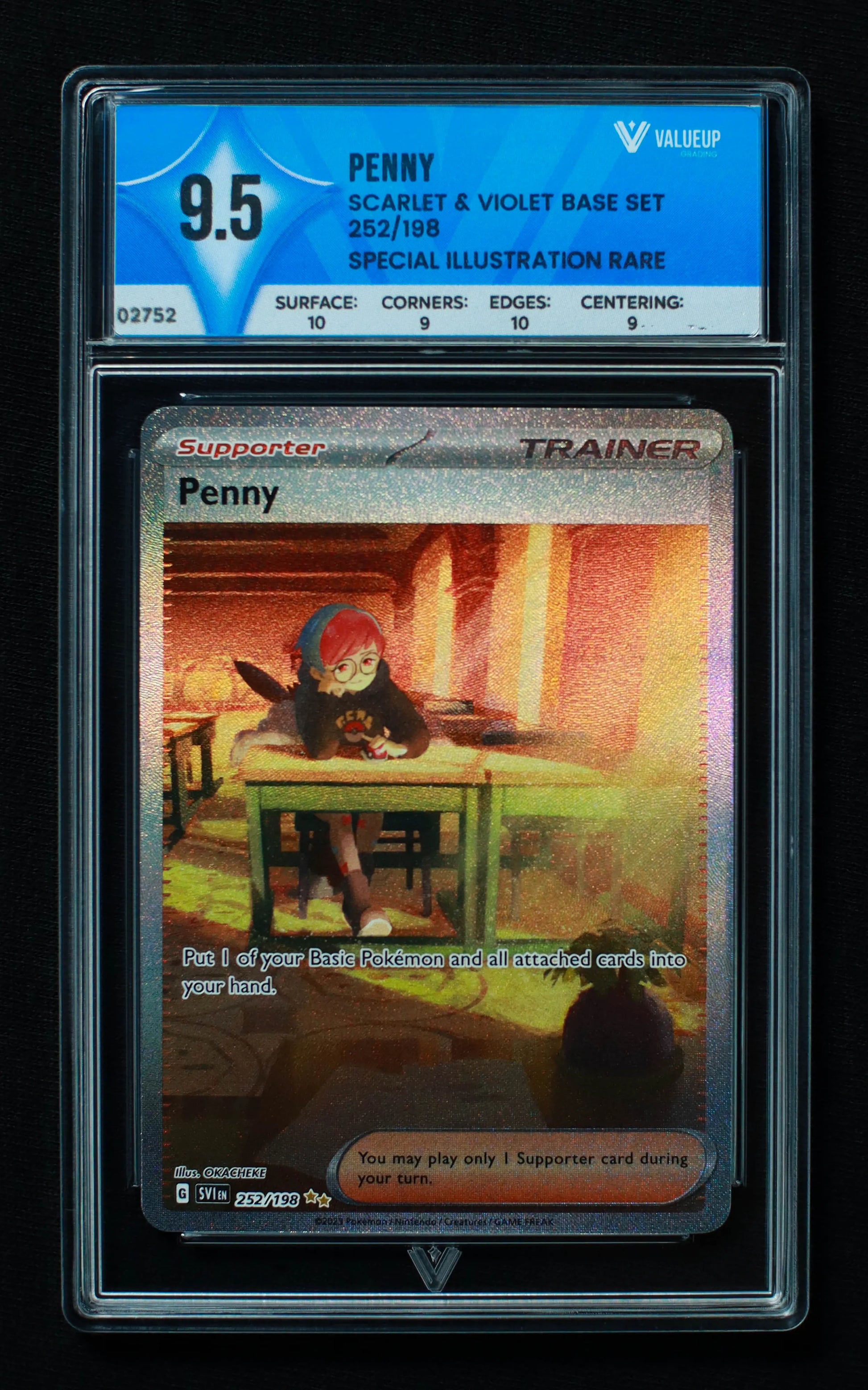 02752 PENNY Grading Card