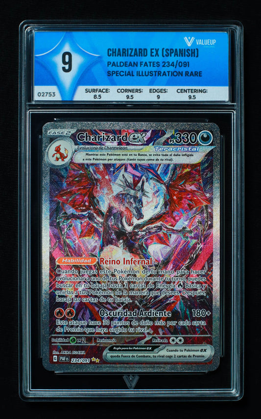 02753 CHARIZARD EX (SPANISH) Grading Card