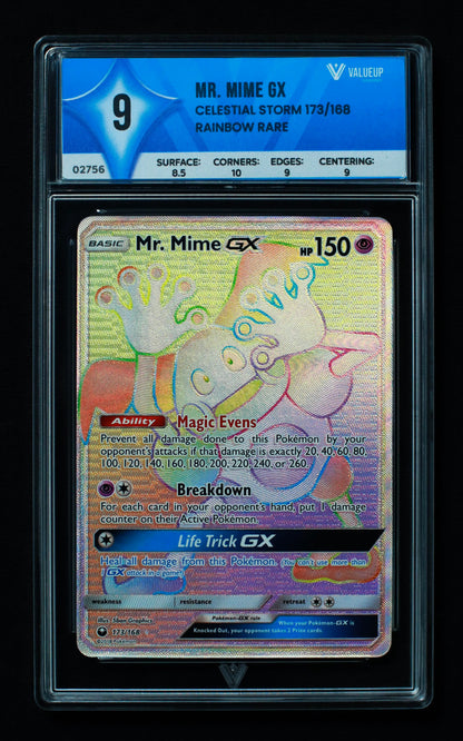 02756 MR. MIME GX Grading Card