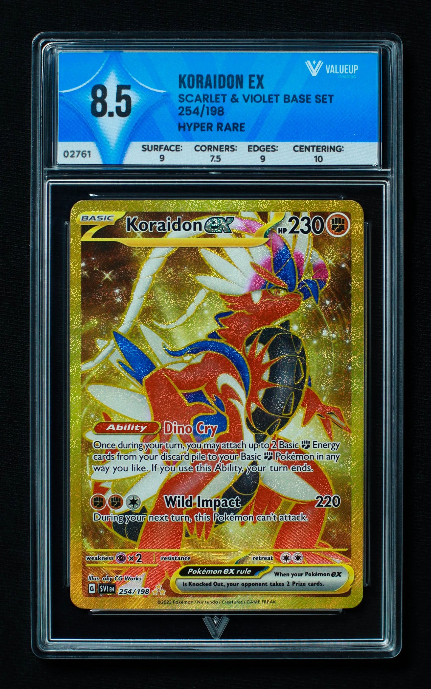02761 KORAIDON EX Grading Card