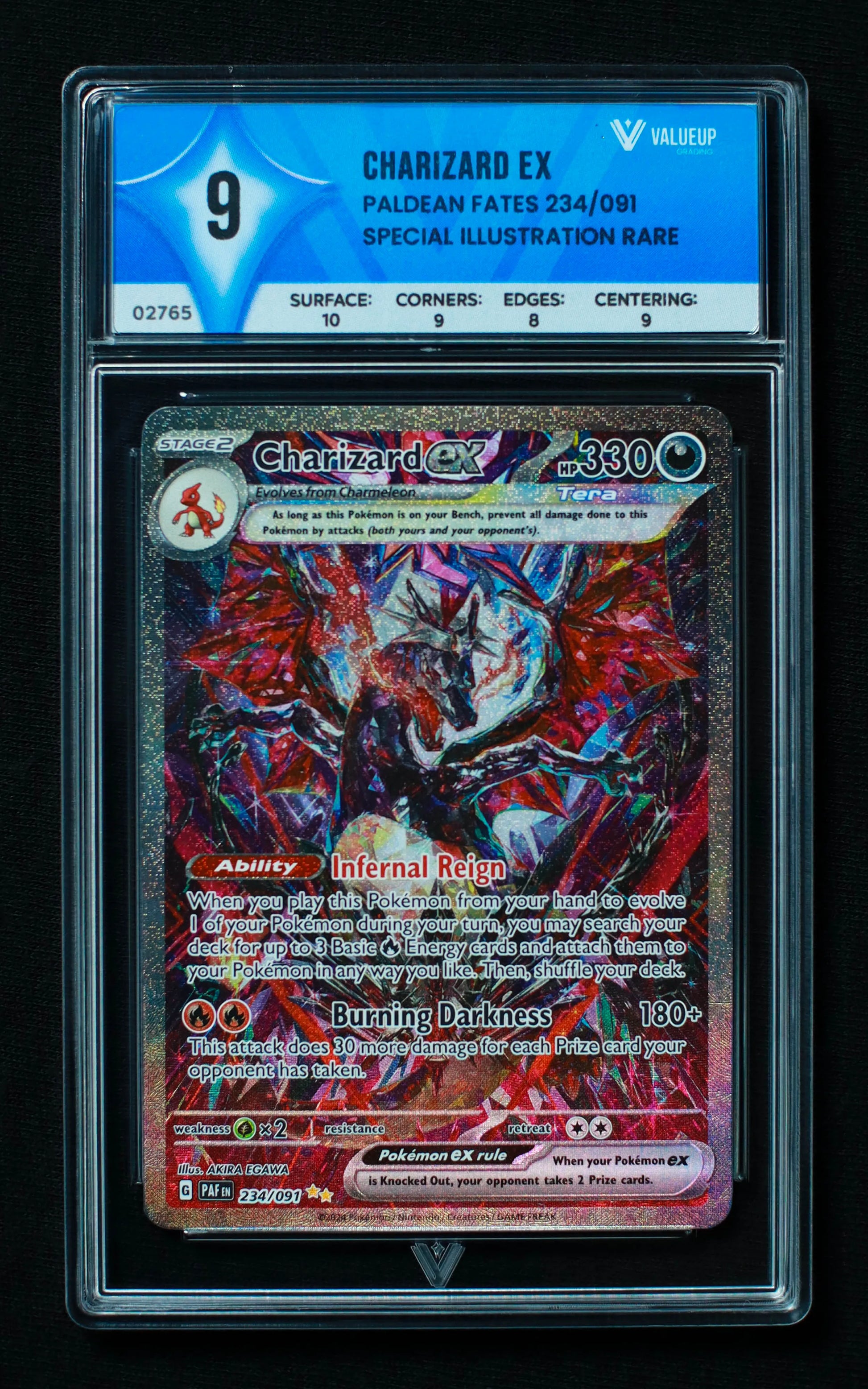 02765 CHARIZARD EX Grading Card