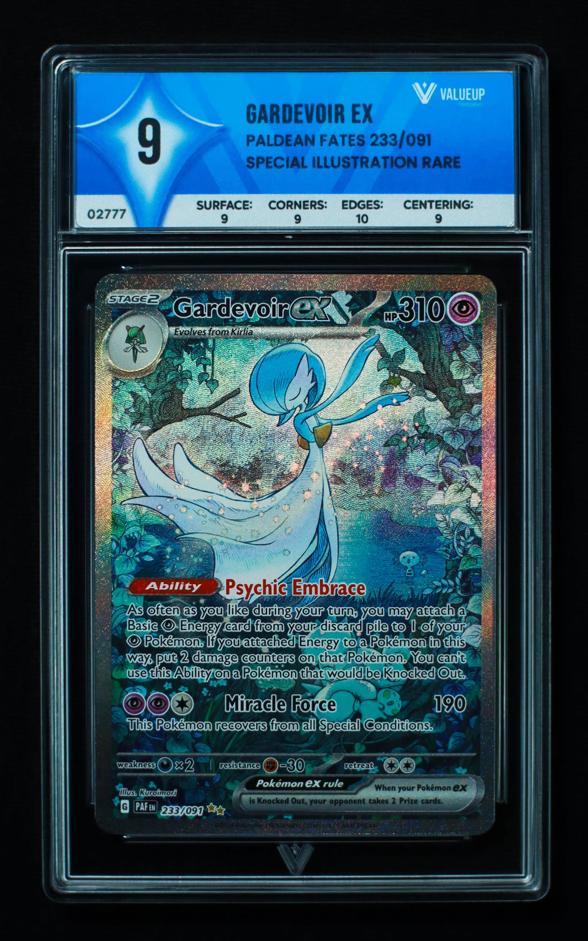 02777 GARDEVOIR EX Grading Card