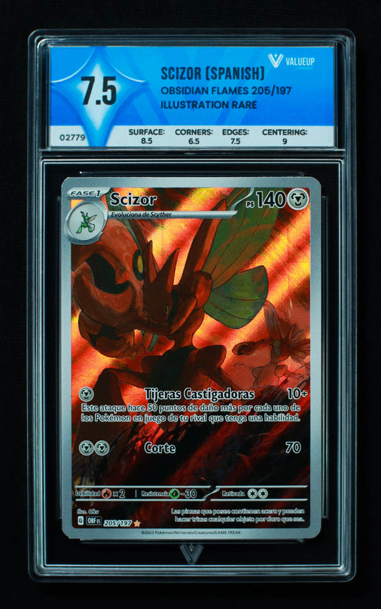 02779 SCIZOR (SPANISH) Grading Card