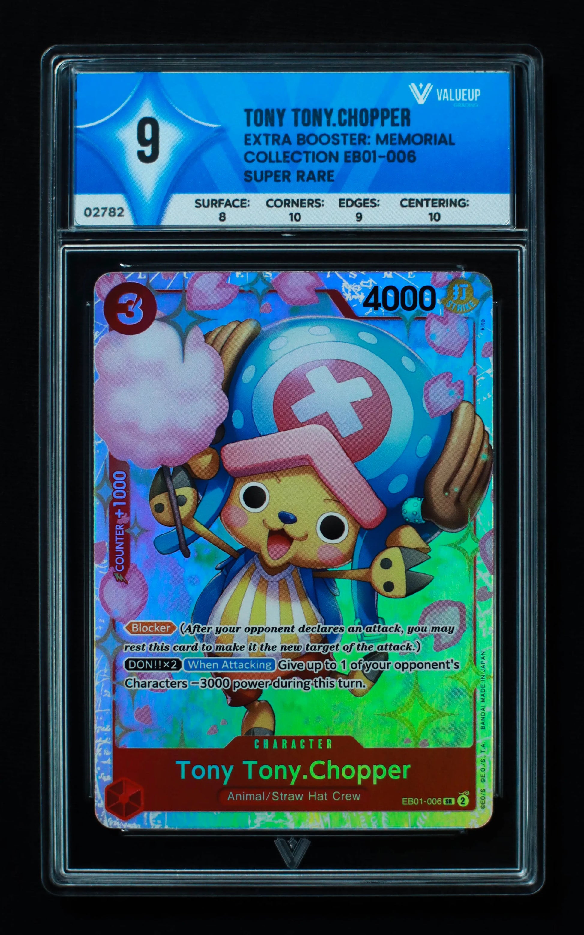 02782 TONY TONY.CHOPPER Grading Card