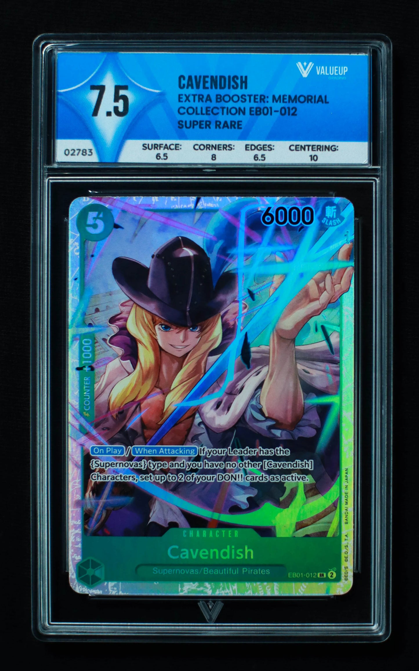 02783 CAVENDISH Grading Card