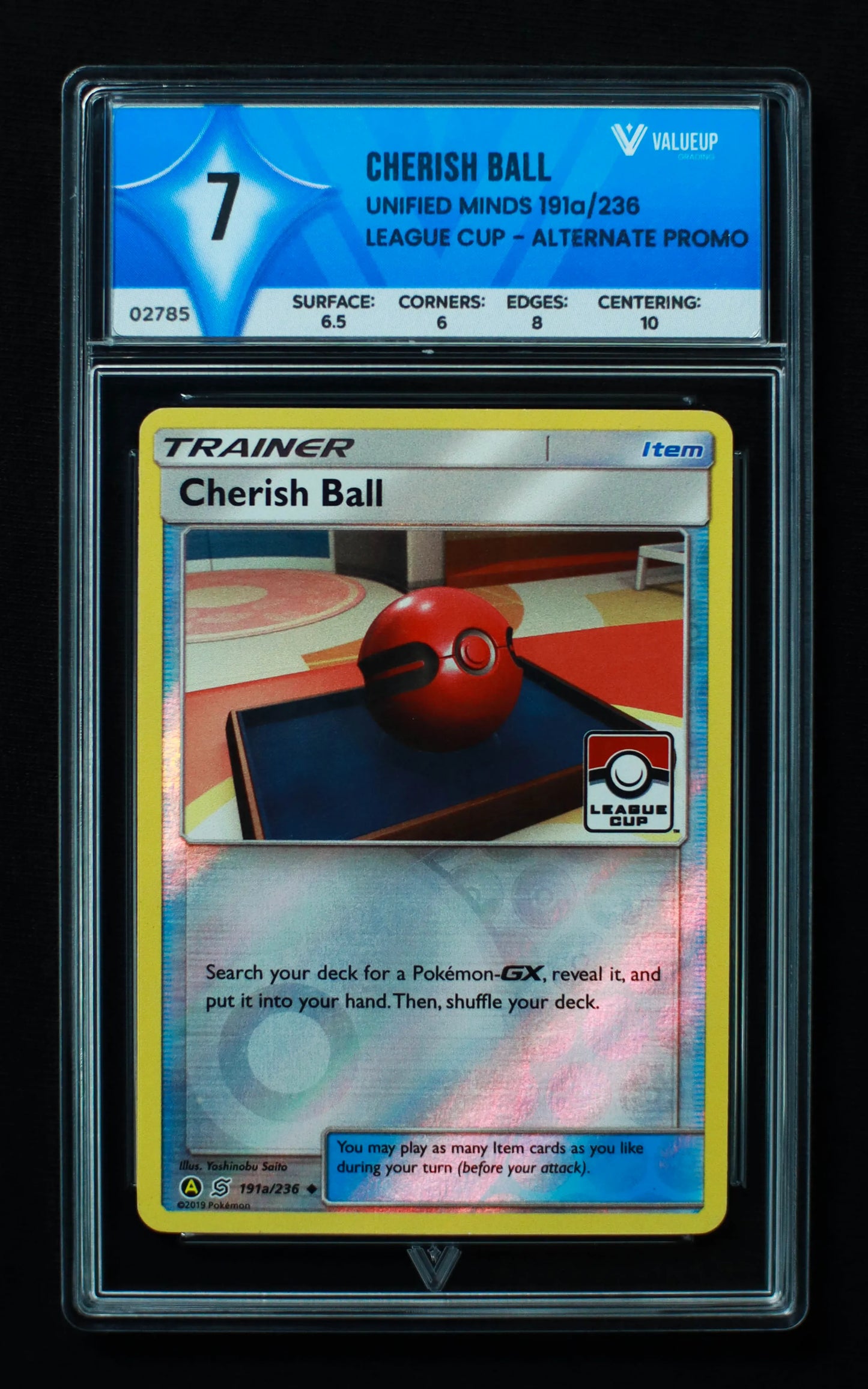 02785 CHERISH BALL Grading Card