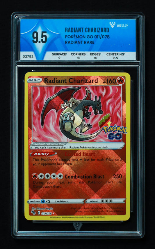 02792 RADIANT CHARIZARD Grading Card