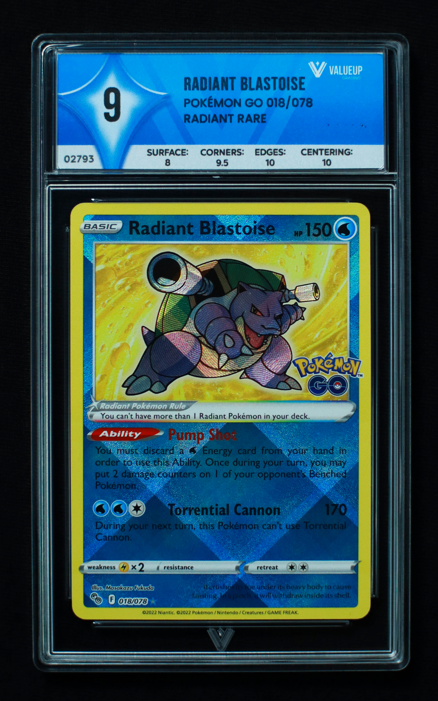 02793 RADIANT BLASTOISE