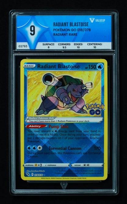 02793 RADIANT BLASTOISE Grading Card