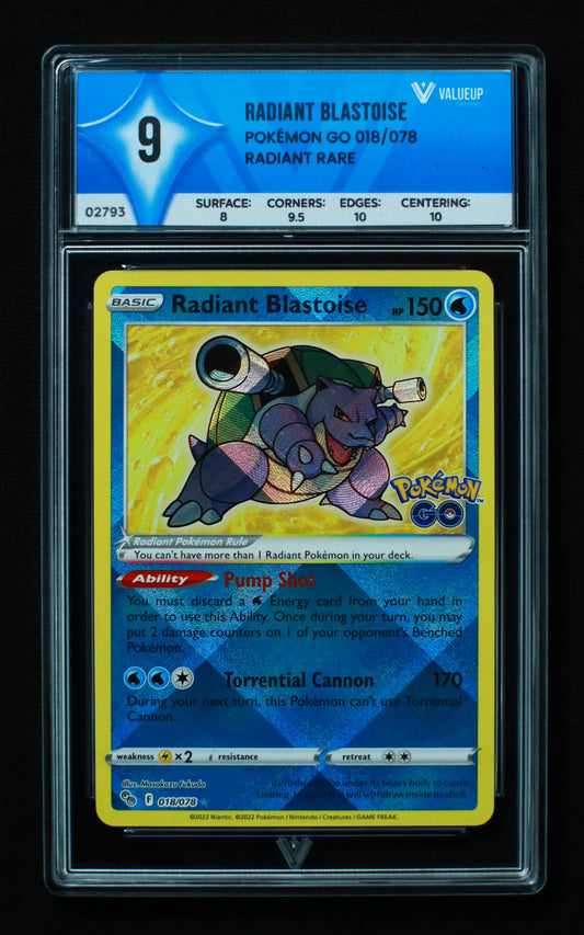 02793 RADIANT BLASTOISE Grading Card