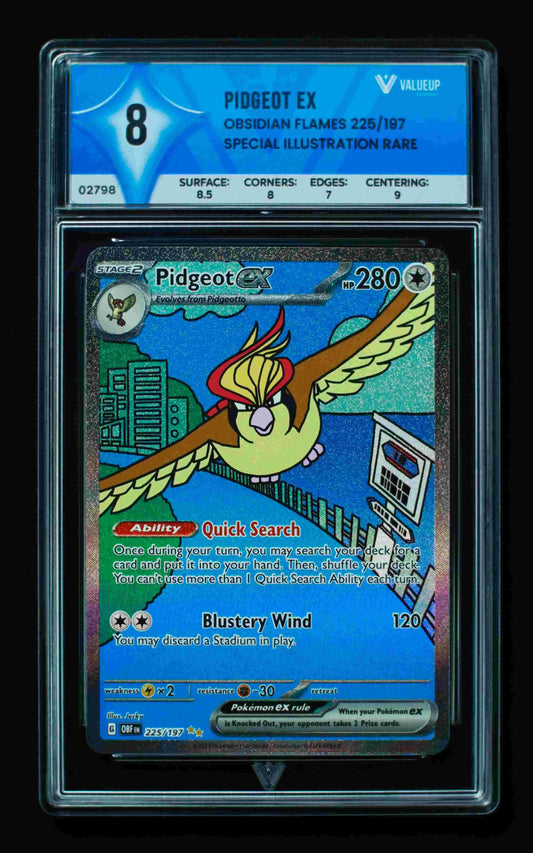 02798 PIDGEOT EX Grading Card
