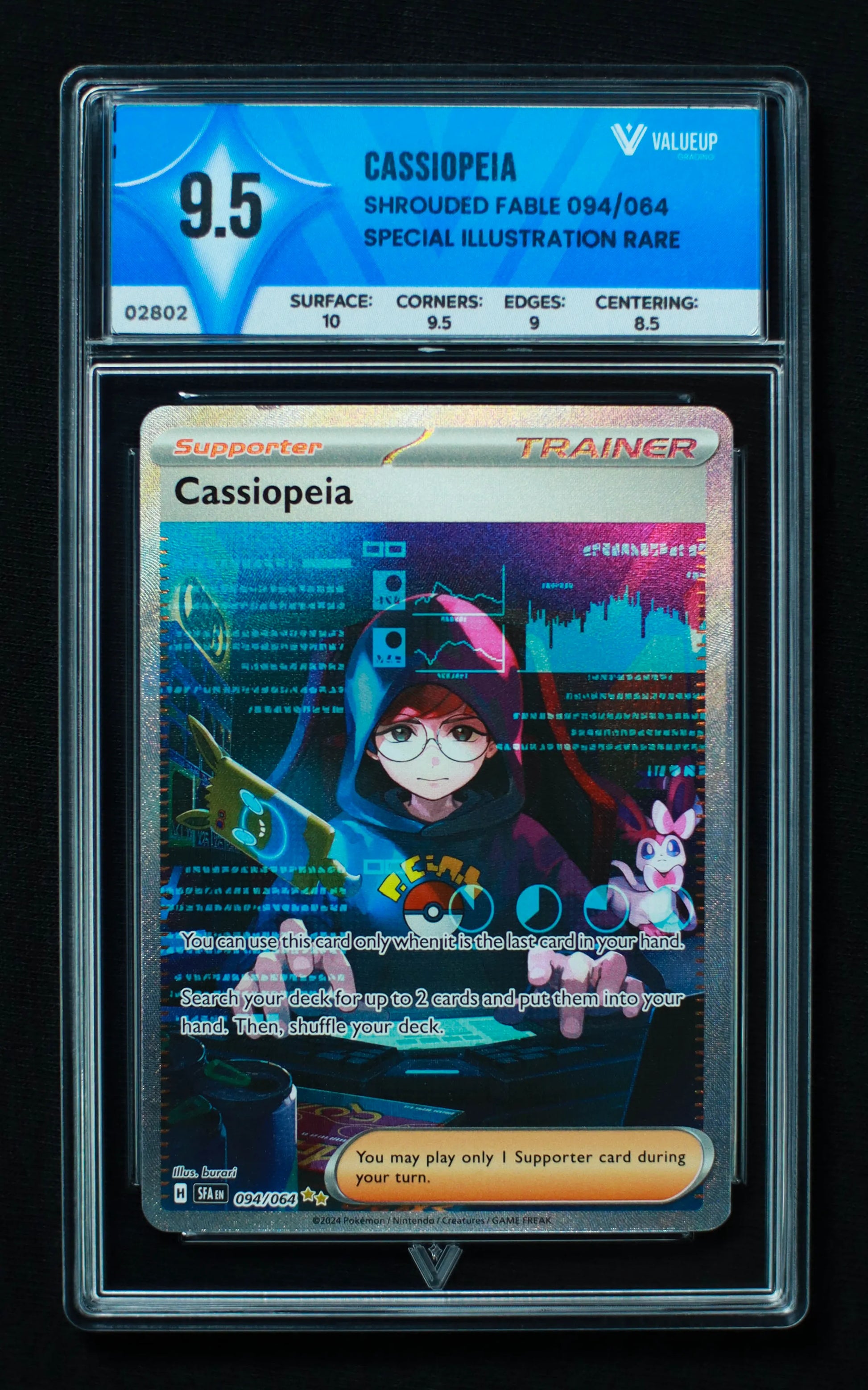 02802 CASSIOPEIA Grading Card