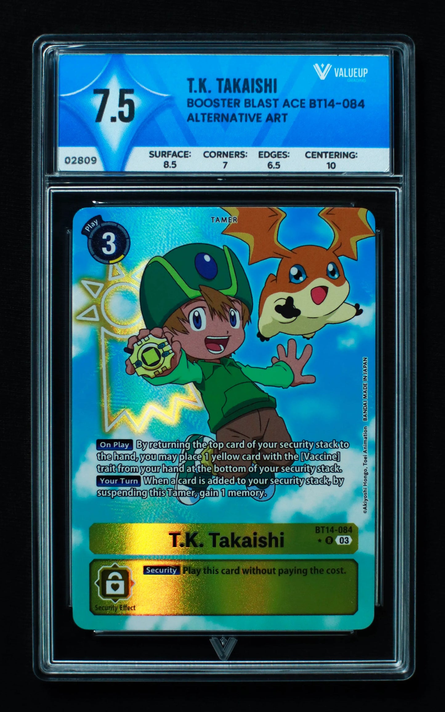 02809 T.K TAKASHI Grading Card