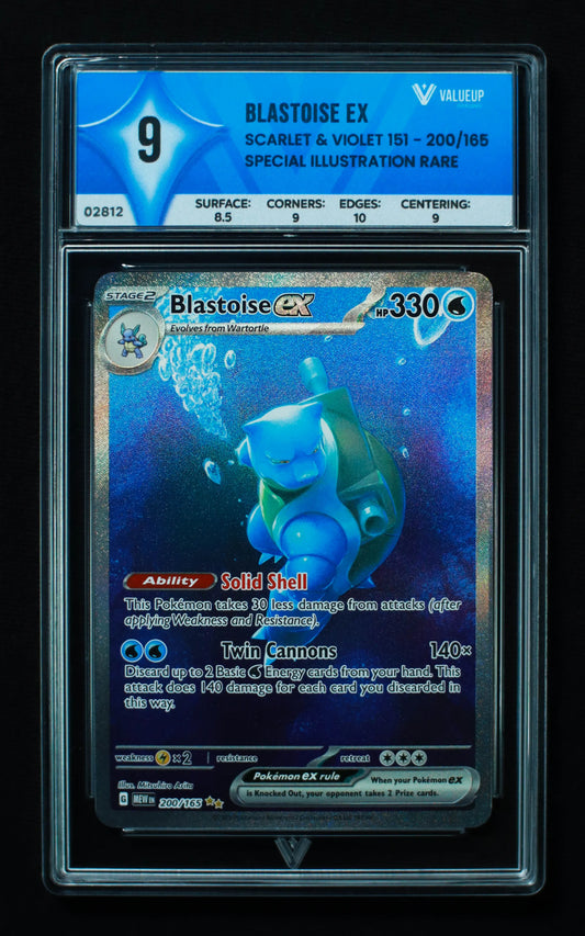 02812 BLASTOISE EX Grading Card
