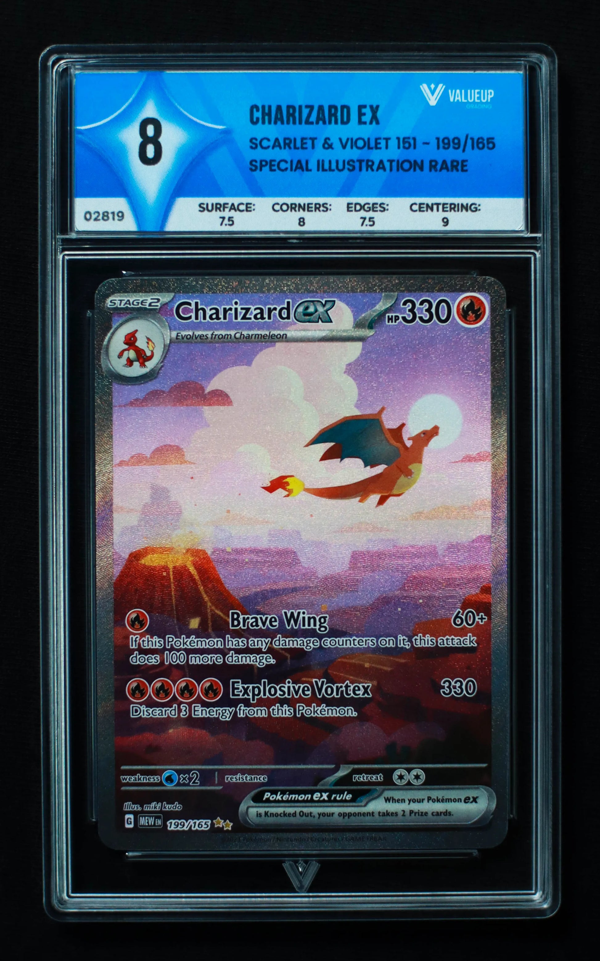 02819 CHARIZARD EX Grading Card