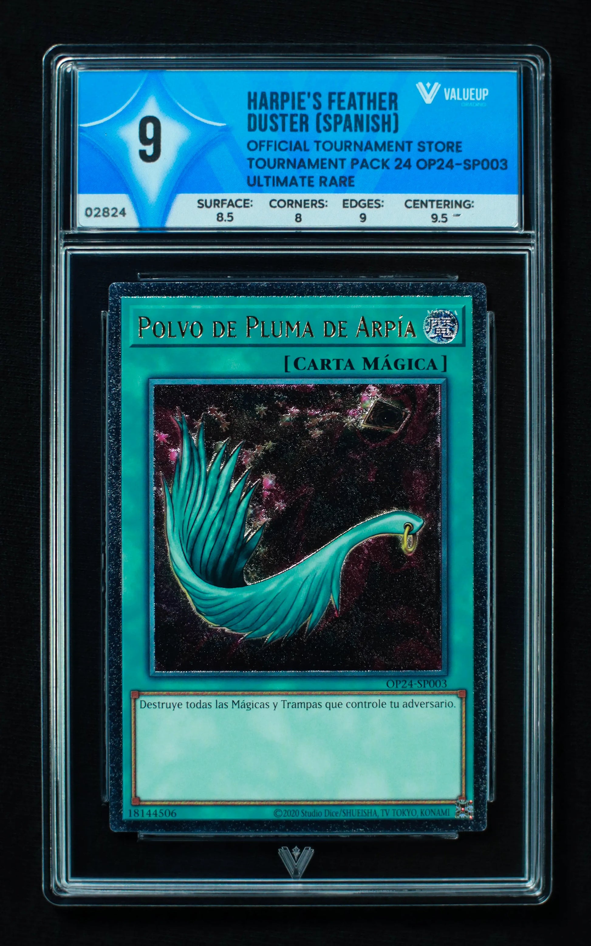 02824 HARPIE'S FEATHER DUSTER (SPANISH) Grading Card