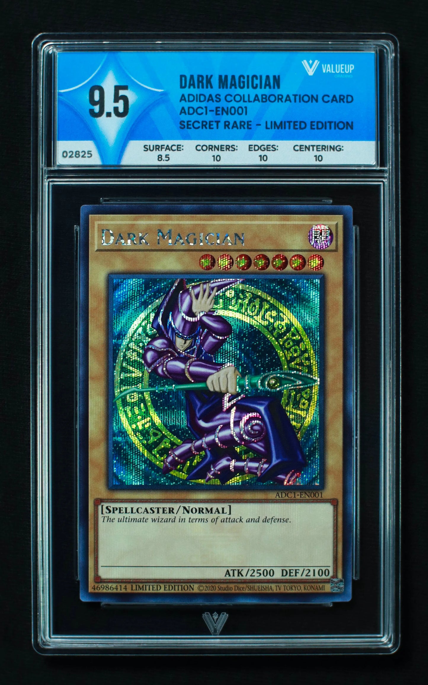 02825 DARK MAGICIAN Grading Card