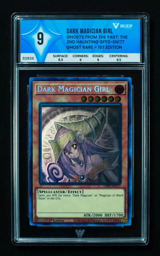 02826 DARK MAGICIAN GIRL Grading Card