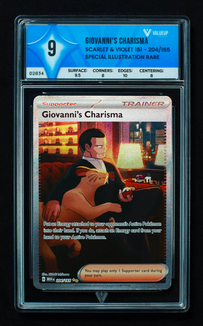 02834 GIOVANNI'S CHARISMA Grading Card