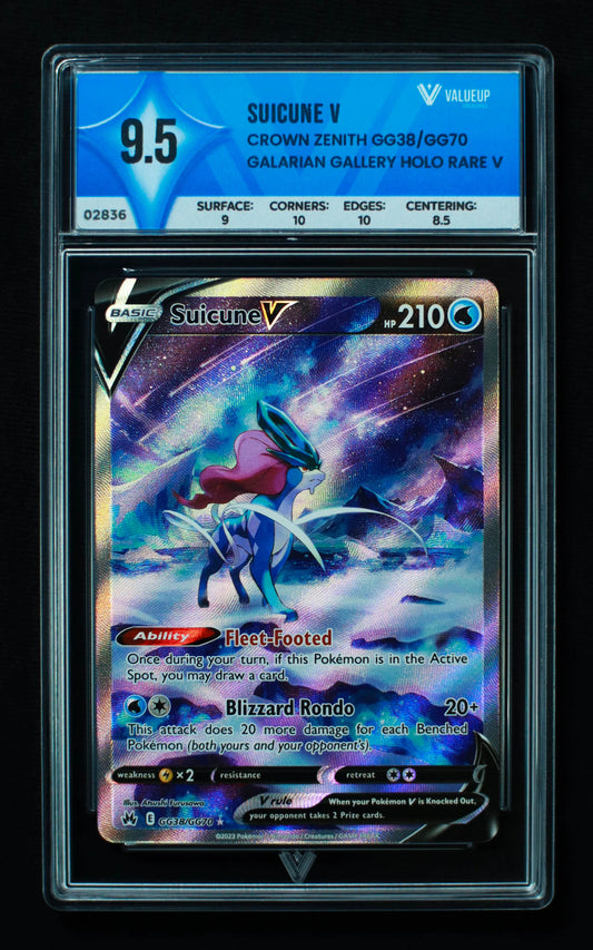 02836 SUICUNE V Grading Card